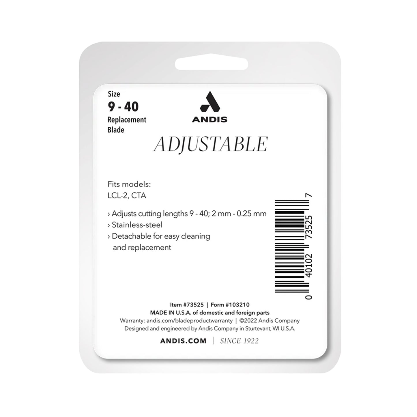 Andis Pulse Li 5 Adjustable Replacement Blade