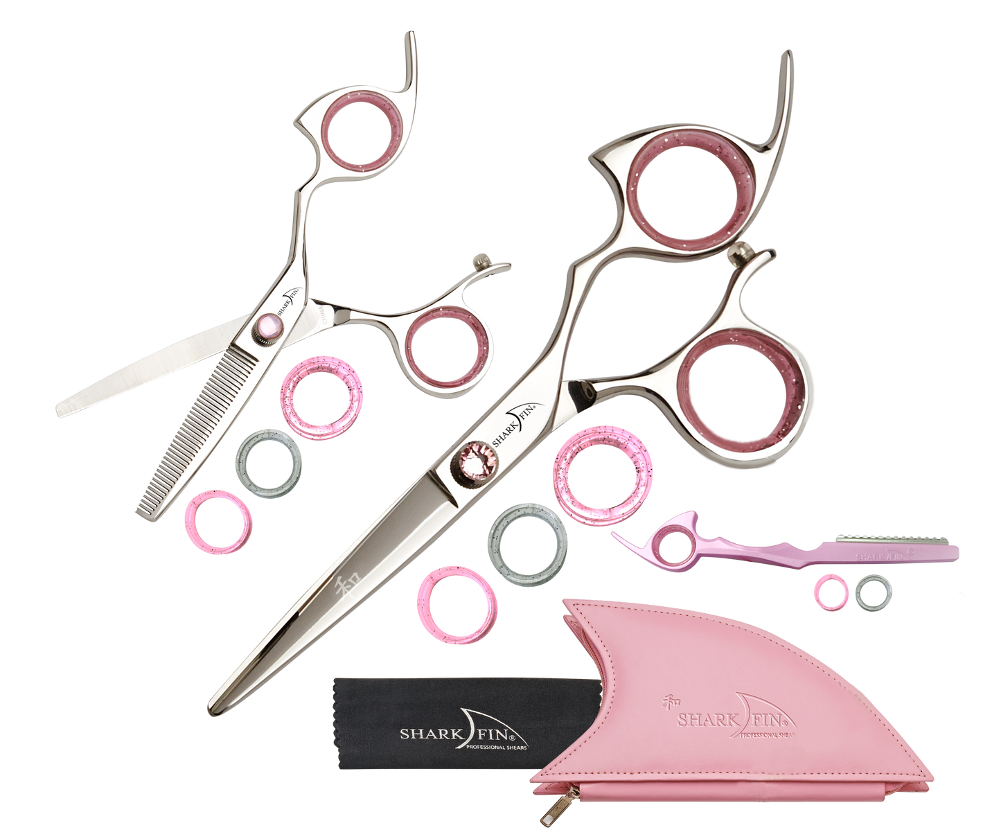 Shark Fin Shears Breast Cancer Awareness Set