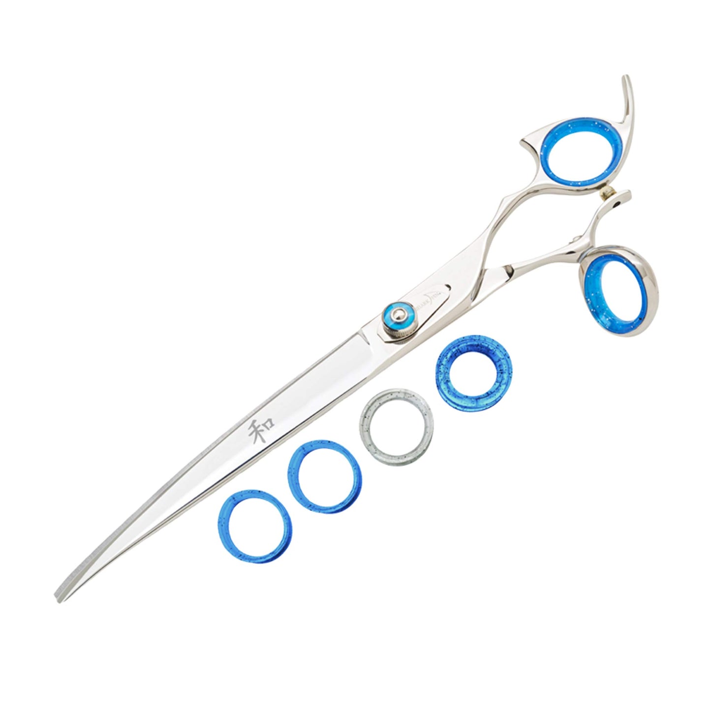 Shark Fin Silver Line Curved Blade Shears