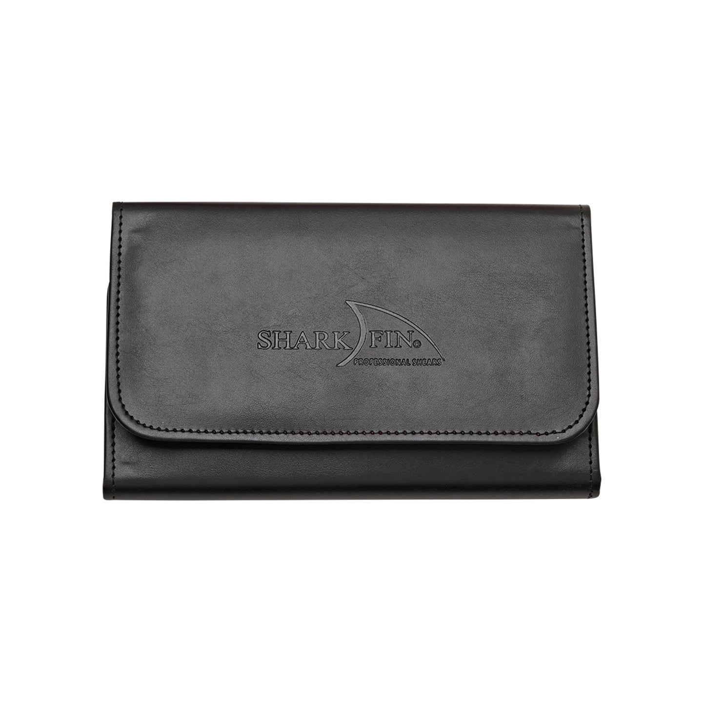 Shark Fin Leatherette Trifold Scissor Case