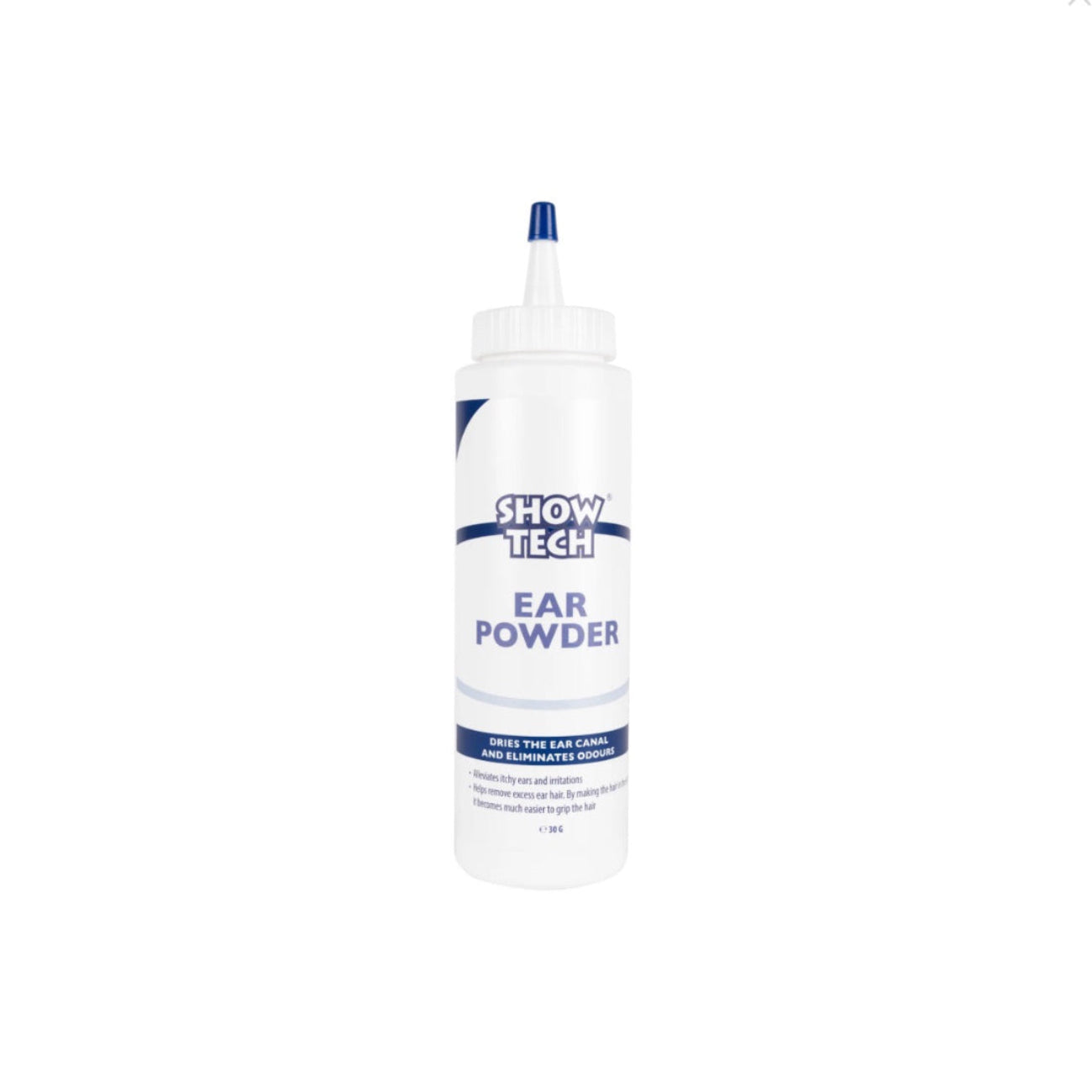 Show Tech ear powder bottle on a white background