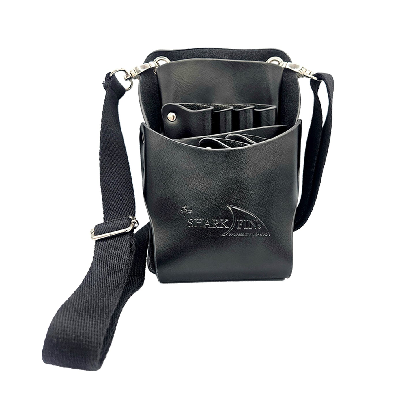 Shark Fin Leather Hip Pouch