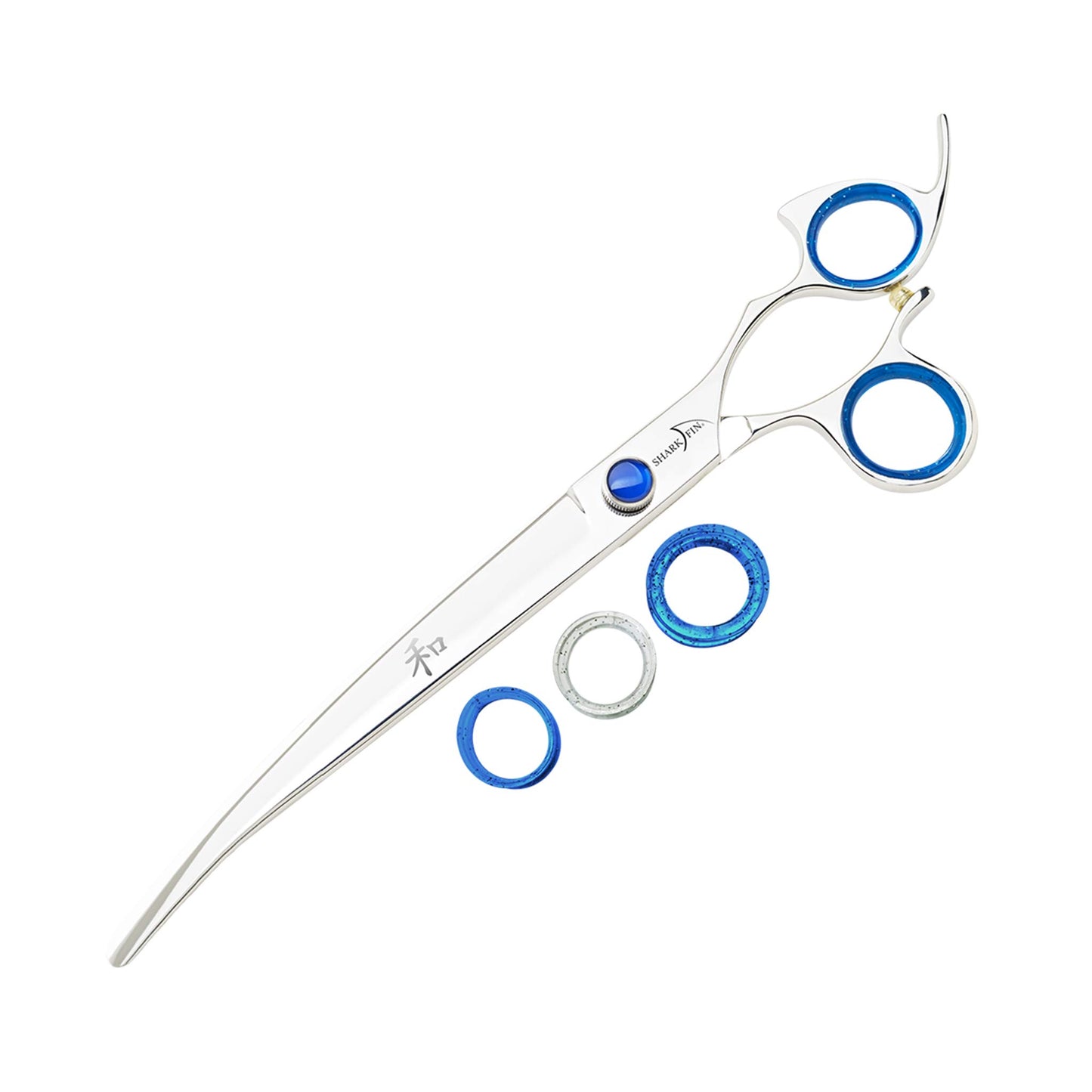 Shark Fin Silver Line Curved Blade Shears