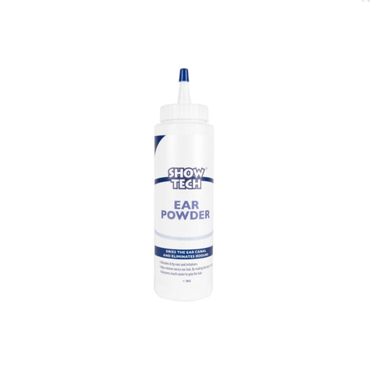 Show Tech ear powder bottle on a white background