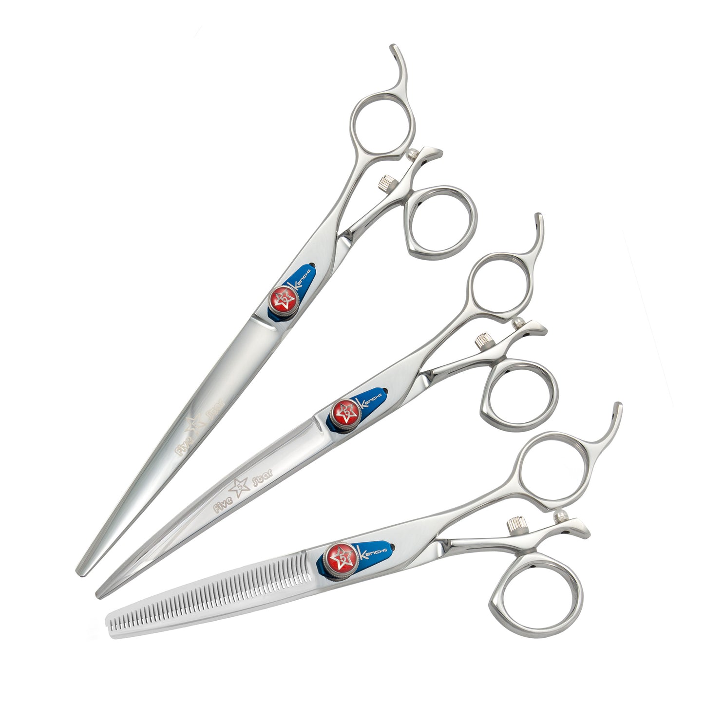 Kenchii Five Star Offset Swivel Grooming Shears