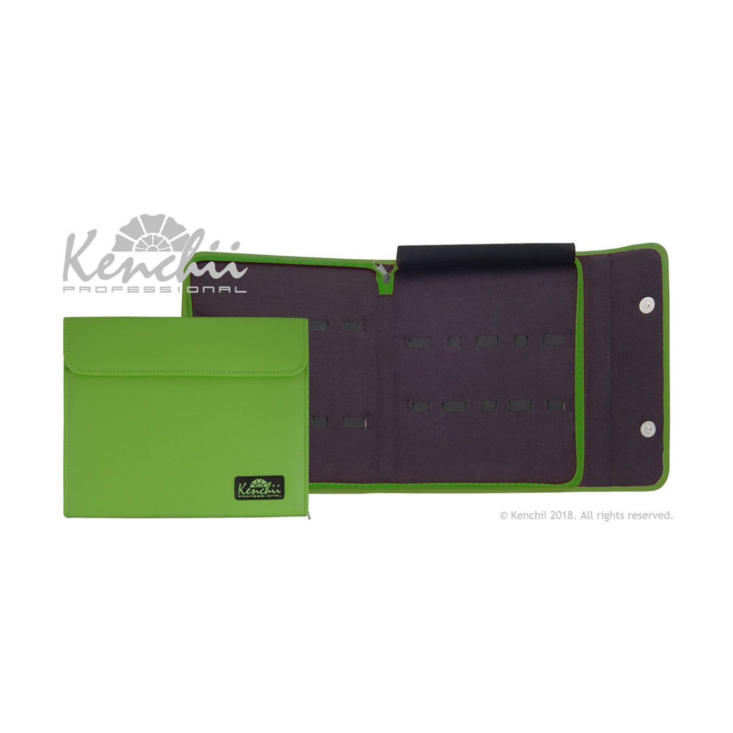 Kenchii Faux Leather 10-Scissors Case